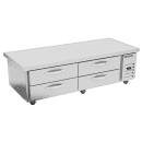 Beverage-Air WTRCS72HC-76 76" Hydrocarbon Series Chef Base w/ (4) Drawers - 115v thumbnail 3