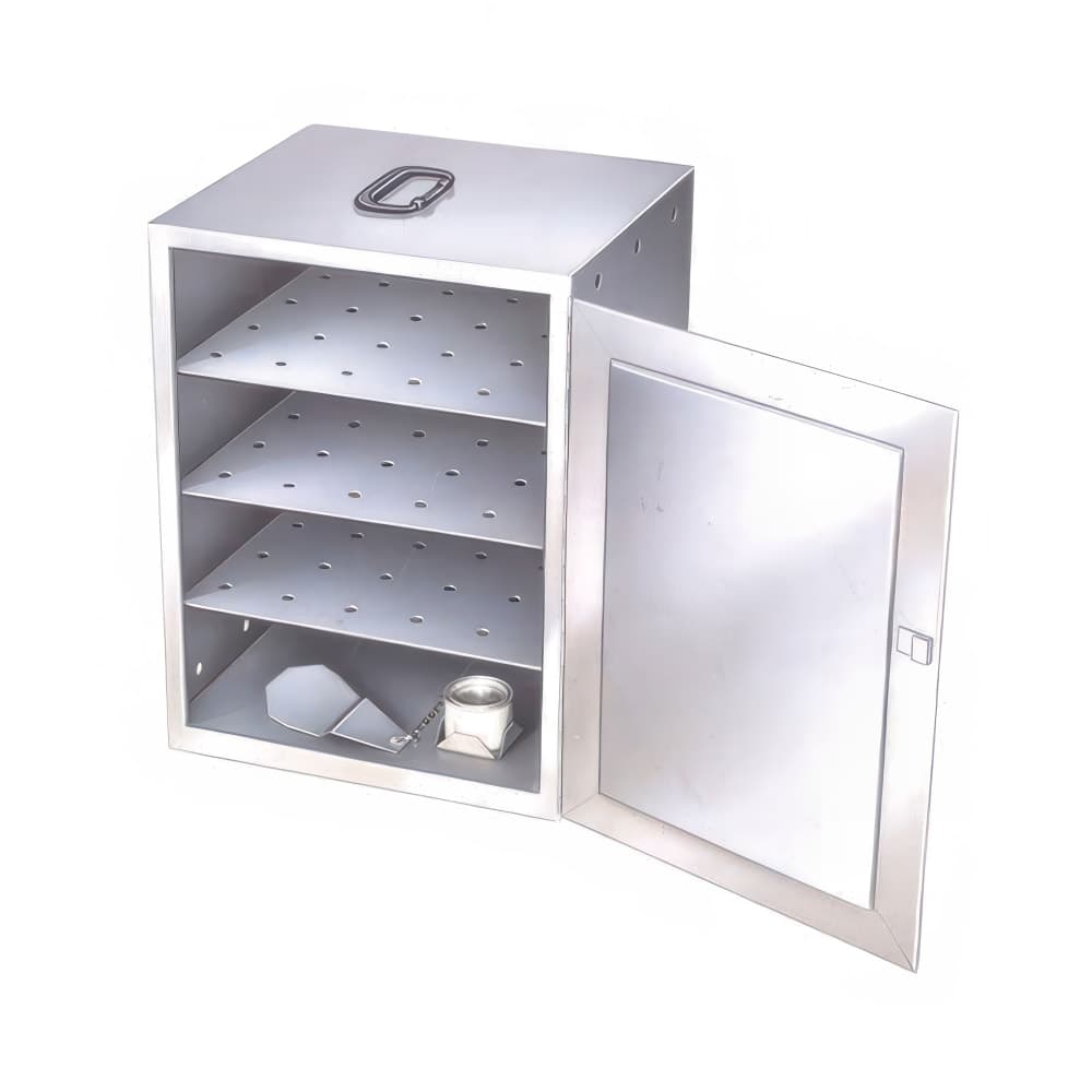 Lakeside 112 Insulated Food Carrier w/ (3) Removable Shelves, Stainless Steel