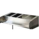 Lakeside 214 Tray & Silver Cart w/ Angle Frame & (4) 1/3 Size Pans thumbnail 3