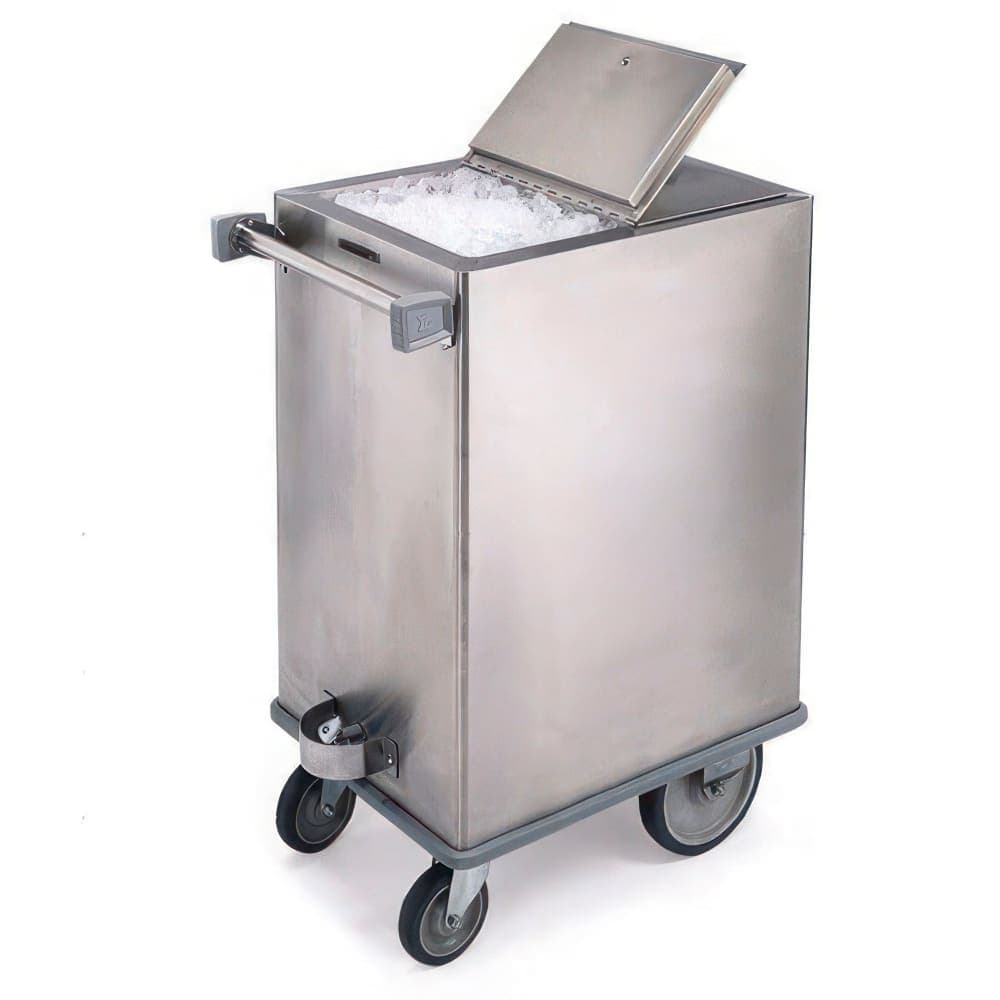 Lakeside 240 26 7/8" x 18 3/8" Drop In Ice Bin w/ 125 lb Capacity - Stainless