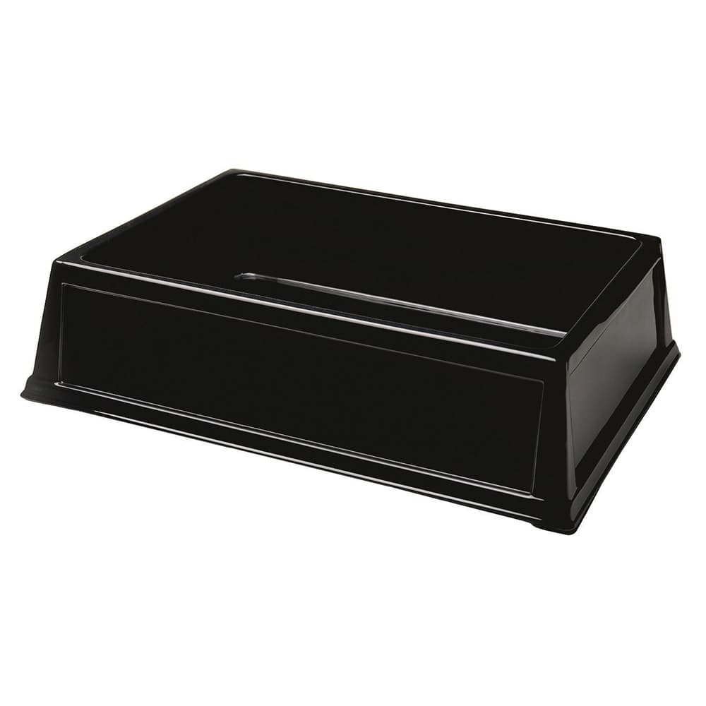 Geneva Rectangular Cooling Tub - 26"L x 18"W x 6"H, Plastic, Black (298)