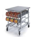 Lakeside 346 35"H Mobile Can Rack w/ (54) #10 or (72) #5 Capacity, Work Top thumbnail 2