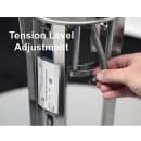 Lakeside 401125 14 1/4" Drop In Dish Dispenser - ADA, Stainless thumbnail 2