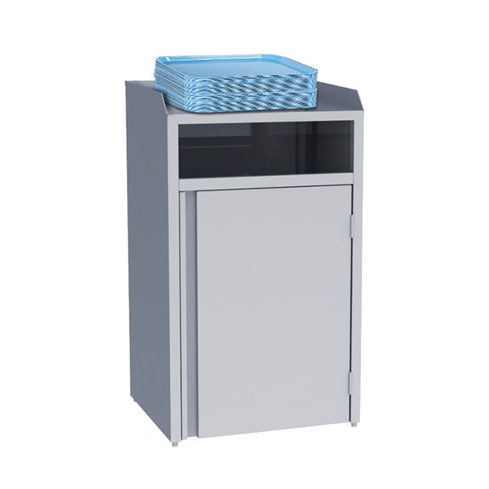 Lakeside 4310 35 gal Indoor Decorative Trash Can - Metal, Stainless Steel