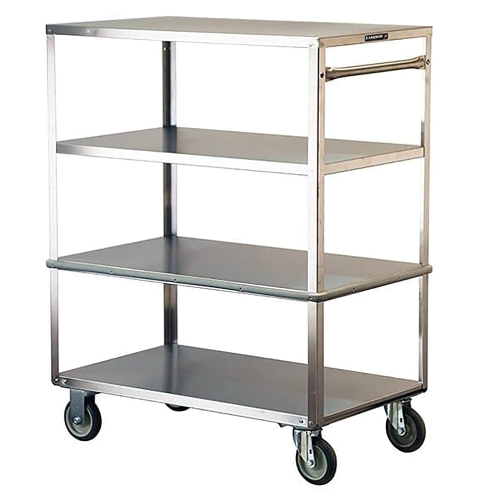 Lakeside 461 Queen Mary Cart - 4 Levels, 500 lb. Capacity, Stainless, Raised Edges