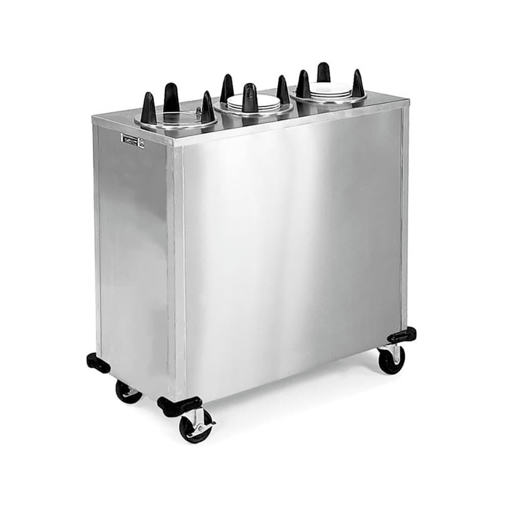 Lakeside 5300 46 1/2" Mobile Dish Dispenser w/ (3) Columns, Stainless