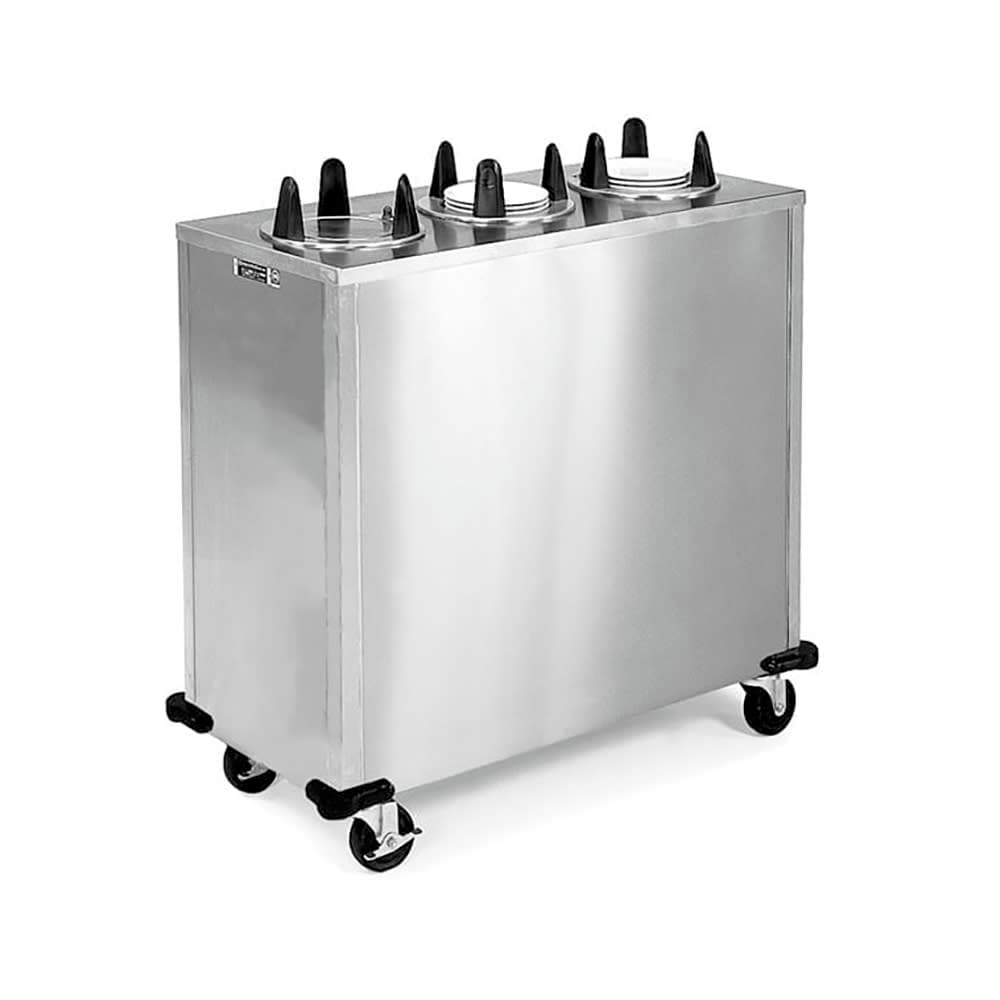 Lakeside 5308 46 1/2" Mobile Dish Dispenser w/ (3) Columns, Stainless