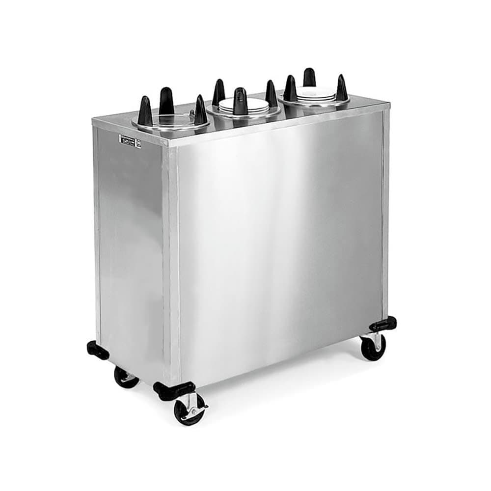 Lakeside 5309 46 1/2" Mobile Dish Dispenser w/ (3) Columns, Stainless