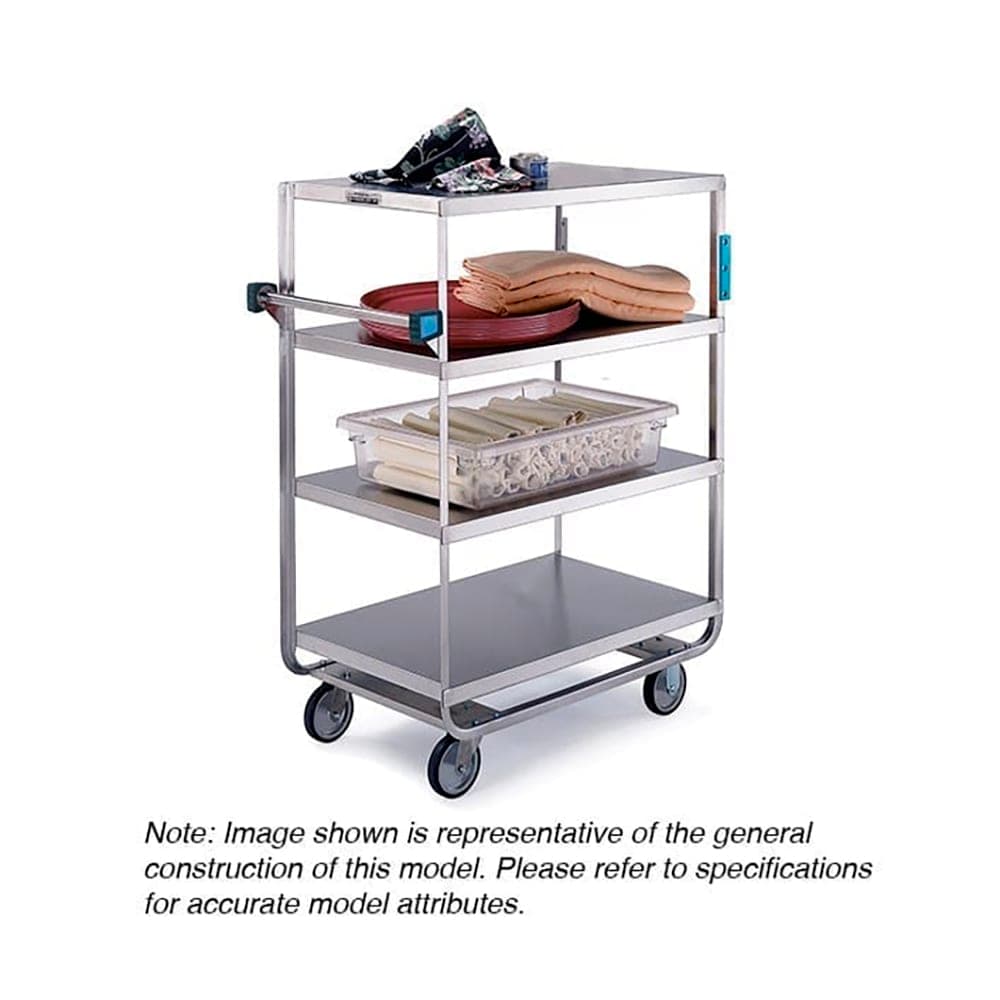Lakeside 533 Queen Mary Cart - 6 Levels, 700 lb. Capacity, Stainless, Flat Edges