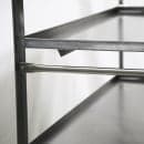 Lakeside 564 Queen Mary Cart - 4 Levels, 1000 lb. Capacity, Stainless, Raised Edges thumbnail 4