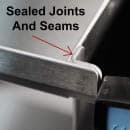 Lakeside 564 Queen Mary Cart - 4 Levels, 1000 lb. Capacity, Stainless, Raised Edges thumbnail 6