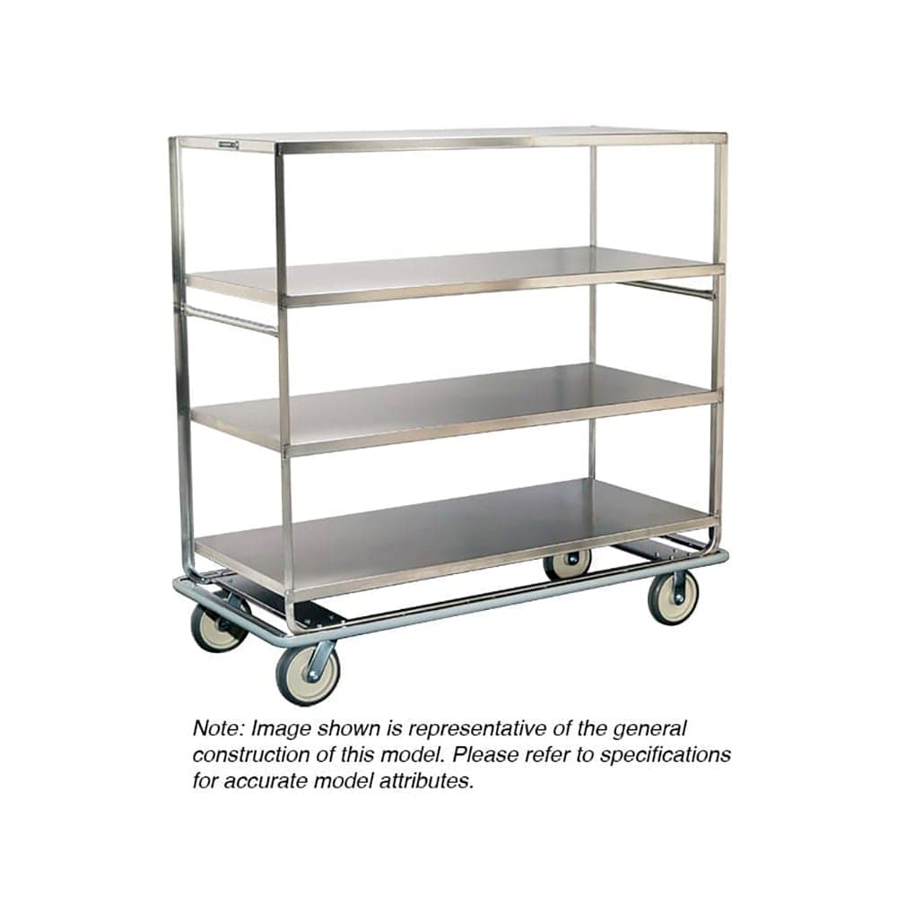 Lakeside 586 Queen Mary Cart - 5 Levels, 1000 lb. Capacity, Stainless, Flat Edges