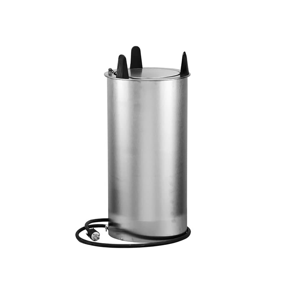 Lakeside 6011 14 1/4" Heated Drop In Dish Dispenser, Stainless, 120v