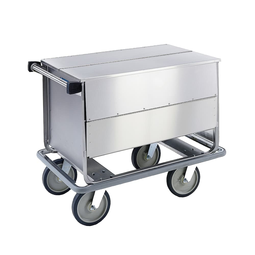 Lakeside 707 24" Mobile Dish Caddy w/ (1) Shelf, Stainless