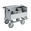 Lakeside 707 24" Mobile Dish Caddy w/ (1) Shelf, Stainless thumbnail 3