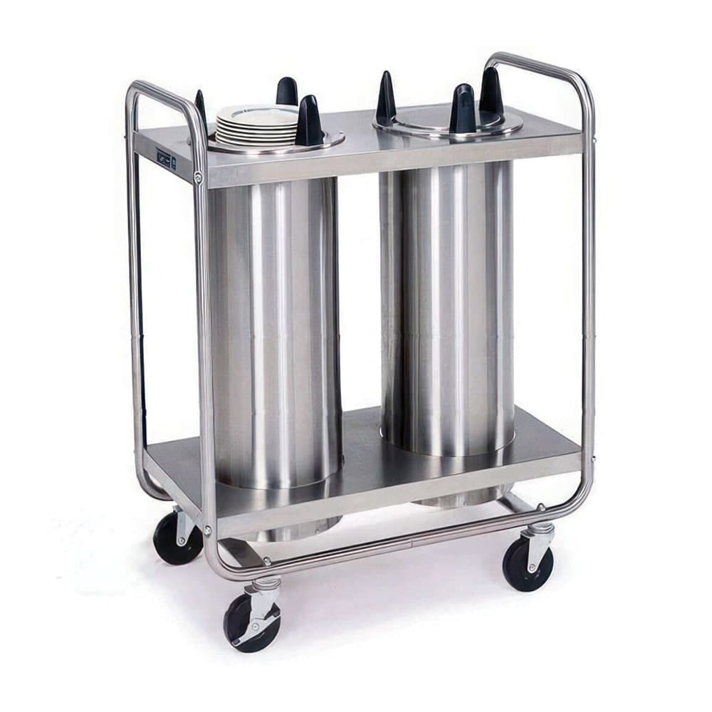 Lakeside 7200 35 1/2" Mobile Dish Dispenser w/ (2) Columns, Stainless