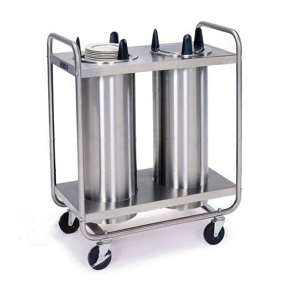 Lakeside 7205 35 1/2" Mobile Dish Dispenser w/ (2) Columns, Stainless