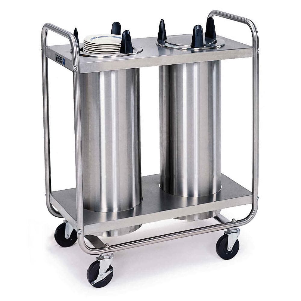 Lakeside 7207 35 1/2" Mobile Dish Dispenser w/ (2) Columns, Stainless