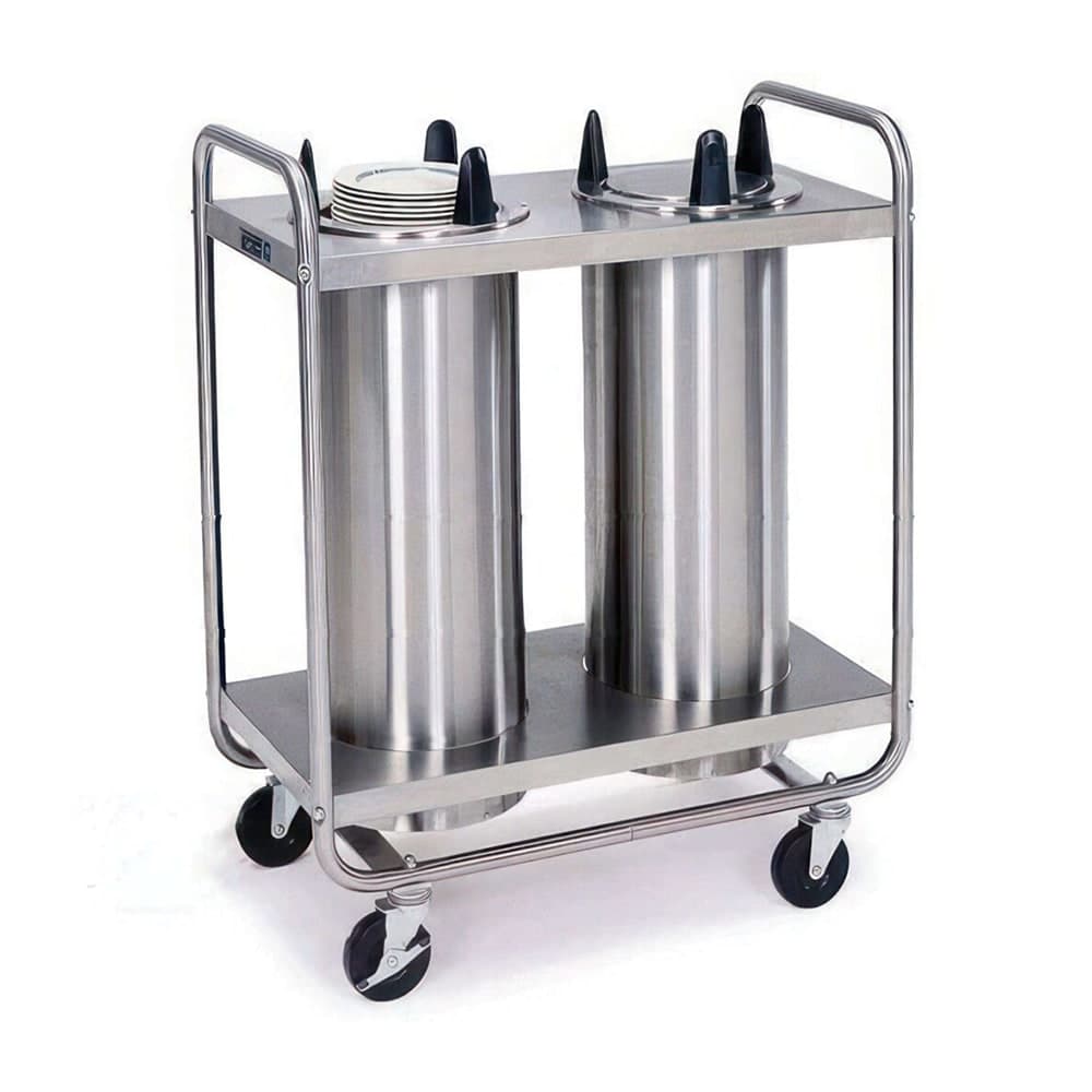 Lakeside 7208 35 1/2" Mobile Dish Dispenser w/ (2) Columns, Stainless