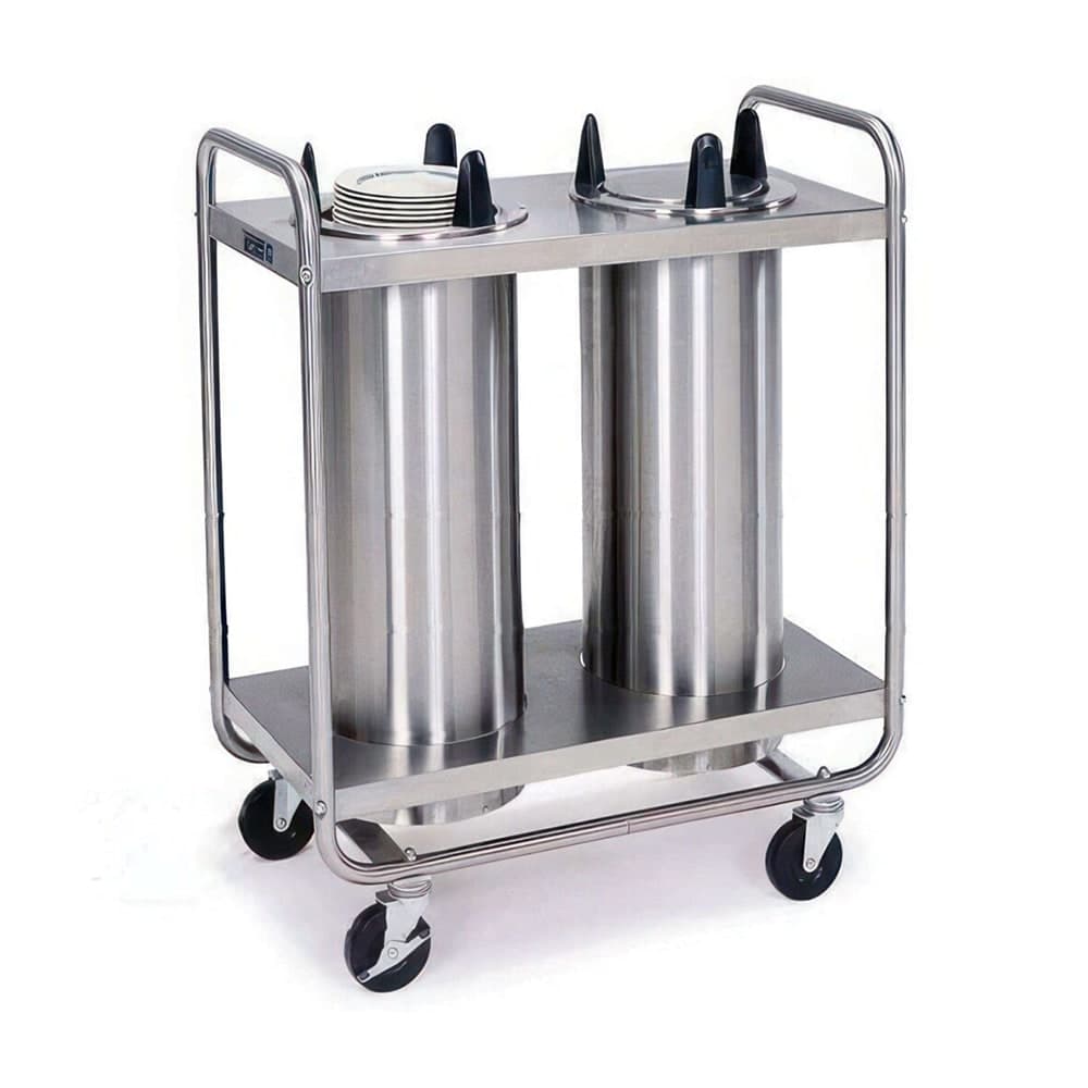 Lakeside 7209 35 1/2" Mobile Dish Dispenser w/ (2) Columns, Stainless