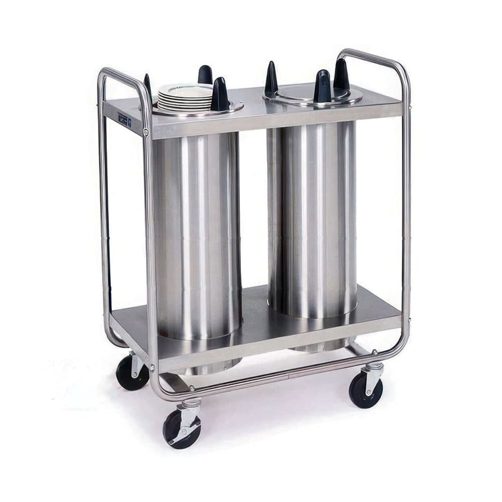 Lakeside 7210 35 1/2" Mobile Dish Dispenser w/ (2) Columns, Stainless
