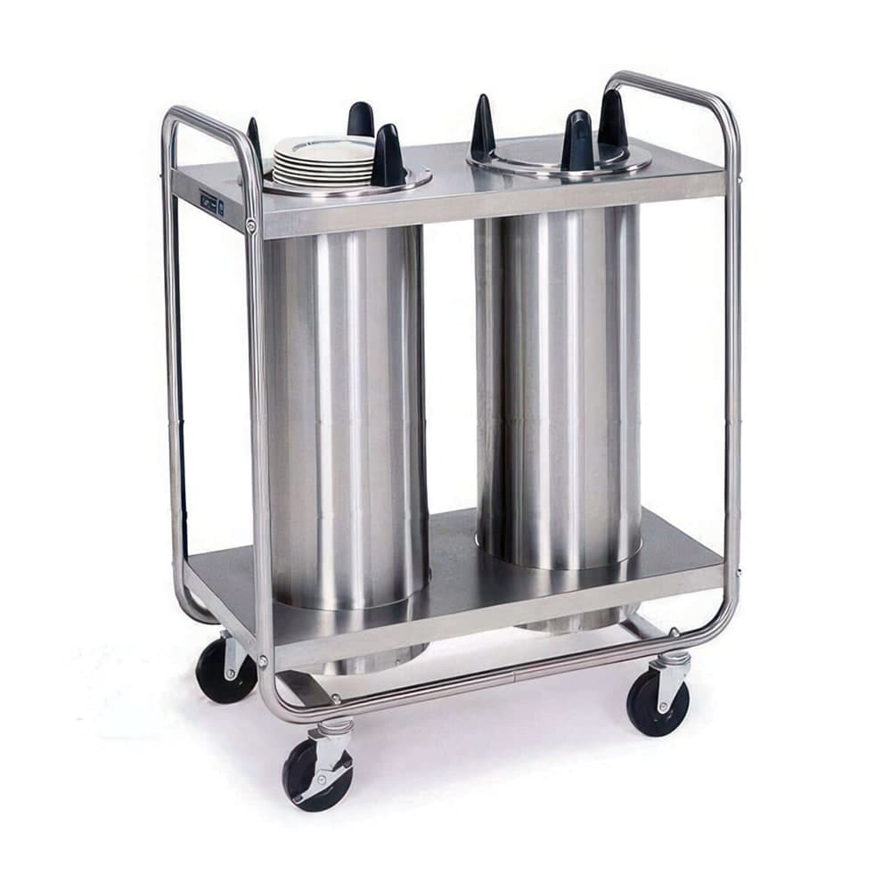 Lakeside 7212 35 1/2" Mobile Dish Dispenser w/ (2) Columns, Stainless