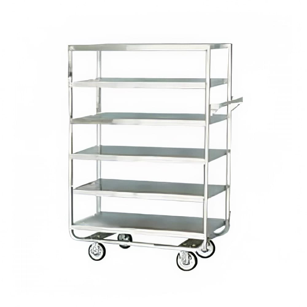 Lakeside 733 Queen Mary Cart - 6 Levels, 700 lb. Capacity, Stainless, Flat Edges