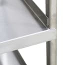 Lakeside 761 Queen Mary Cart - 4 Levels, 700 lb. Capacity, Stainless, Raised Edges thumbnail 5