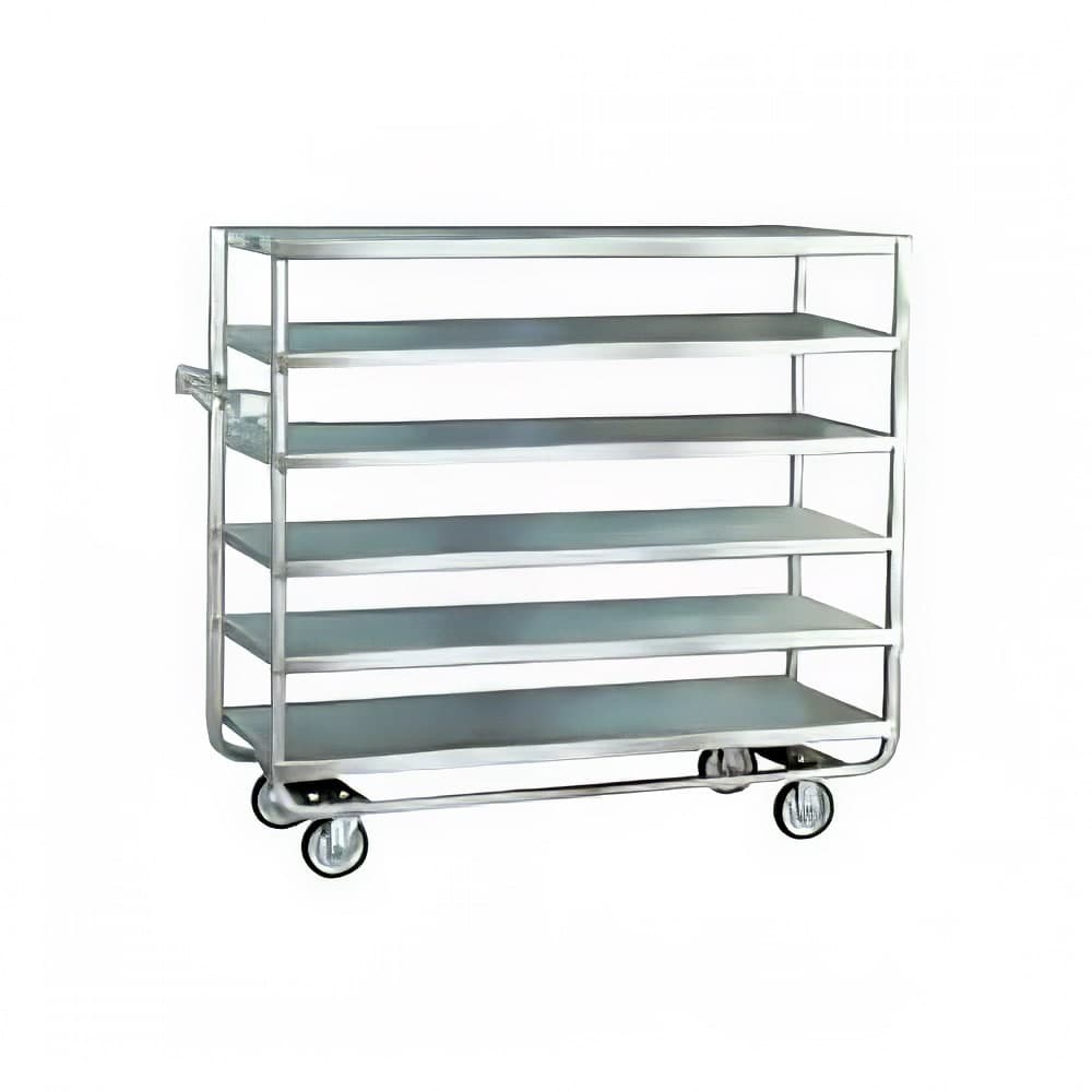 Lakeside 763 Queen Mary Cart - 6 Levels, 700 lb. Capacity, Stainless, Raised Edges