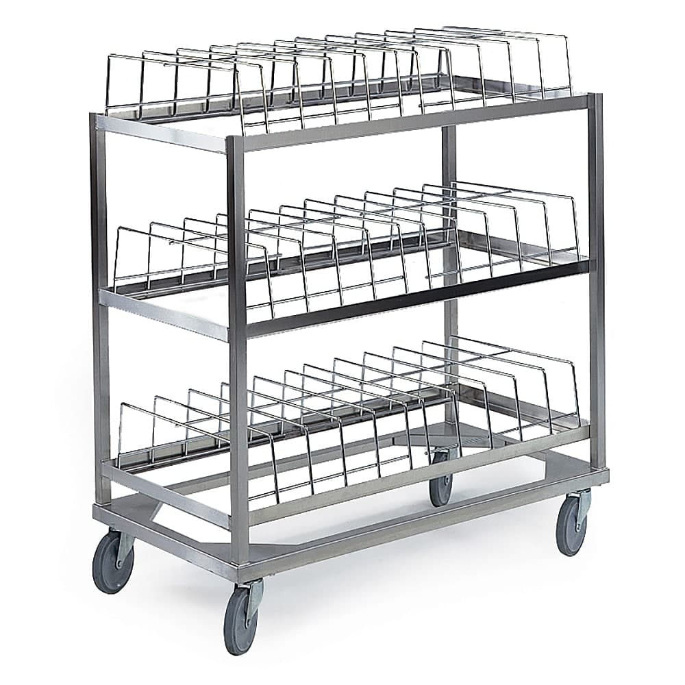 Lakeside 897 3 Shelf Dome Drying Rack w/ (60) 9" Dome Capacity, Stainless