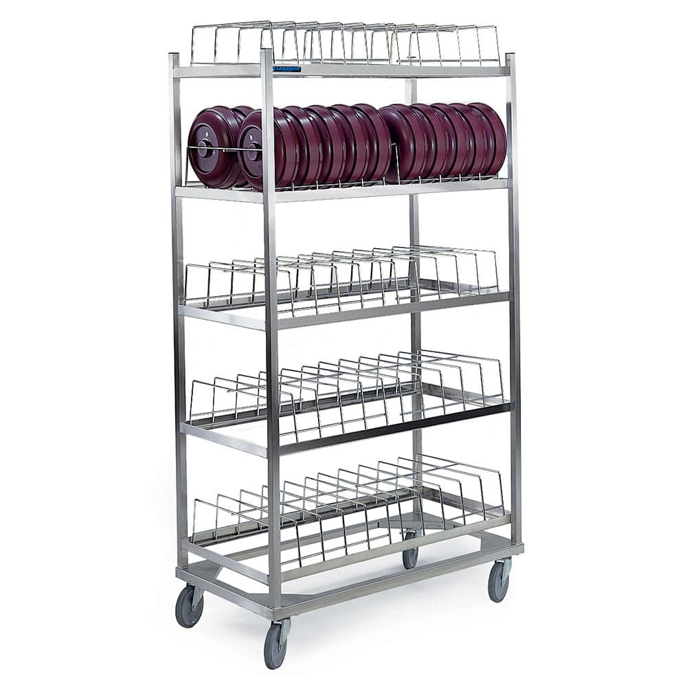 Lakeside 898 5 Shelf Dome Drying Rack w/ (100) 9" Dome Capacity, Stainless