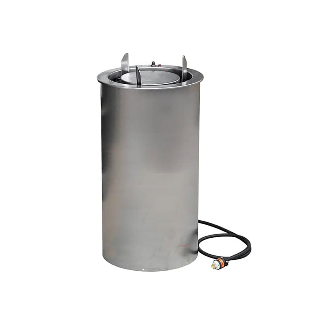 Lakeside 914 11 1/2" Heated Drop In Dish Dispenser - Stainless, 208v/1ph