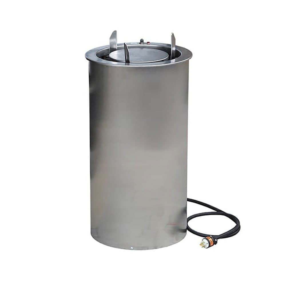 Lakeside 914 11 1/2" Heated Drop In Dish Dispenser - Stainless, 240v/1ph