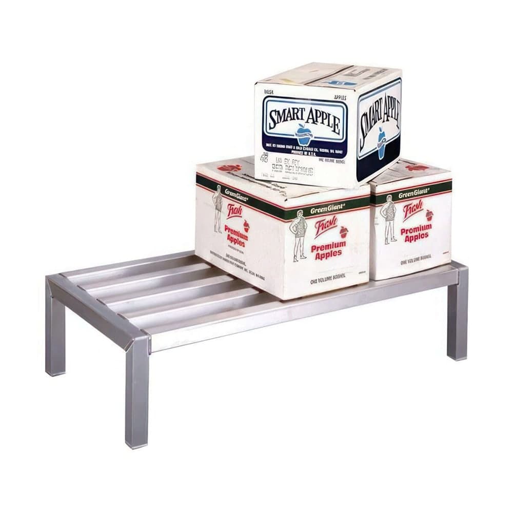 Lakeside 9171 48" Stationary Dunnage Rack w/ 2000 lb Capacity, Aluminum