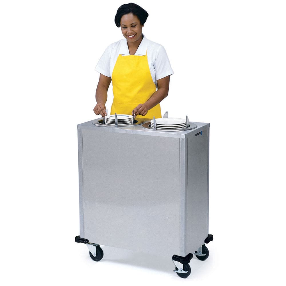 Lakeside 925 30 5/8" Mobile Dish Dispenser w/ (2) Columns, Stainless