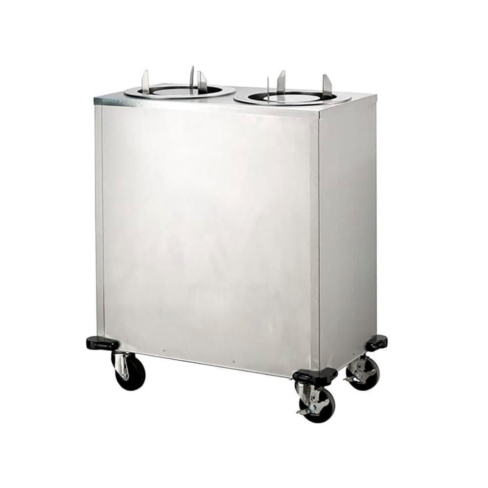 Lakeside 935 35 1/8" Mobile Dish Dispenser w/ (2) Columns, Stainless