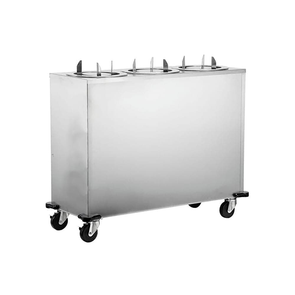 Lakeside 952 38 5/16" Mobile Dish Dispenser w/ (3) Columns, Stainless