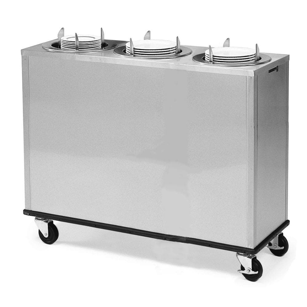 Lakeside 962 45" Mobile Dish Dispenser w/ (3) Columns, Stainless