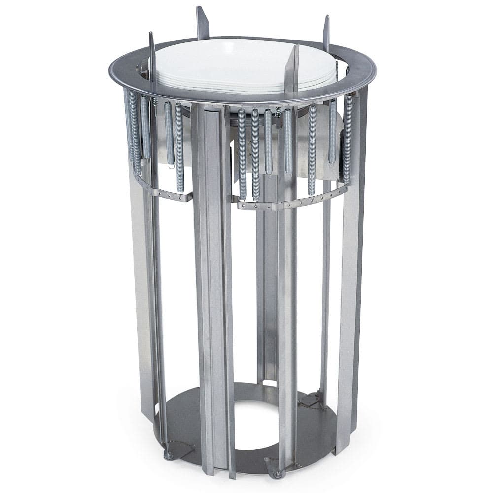 Lakeside 968 15 5/16" Drop In Dish Dispenser for Oval Platters, Stainless