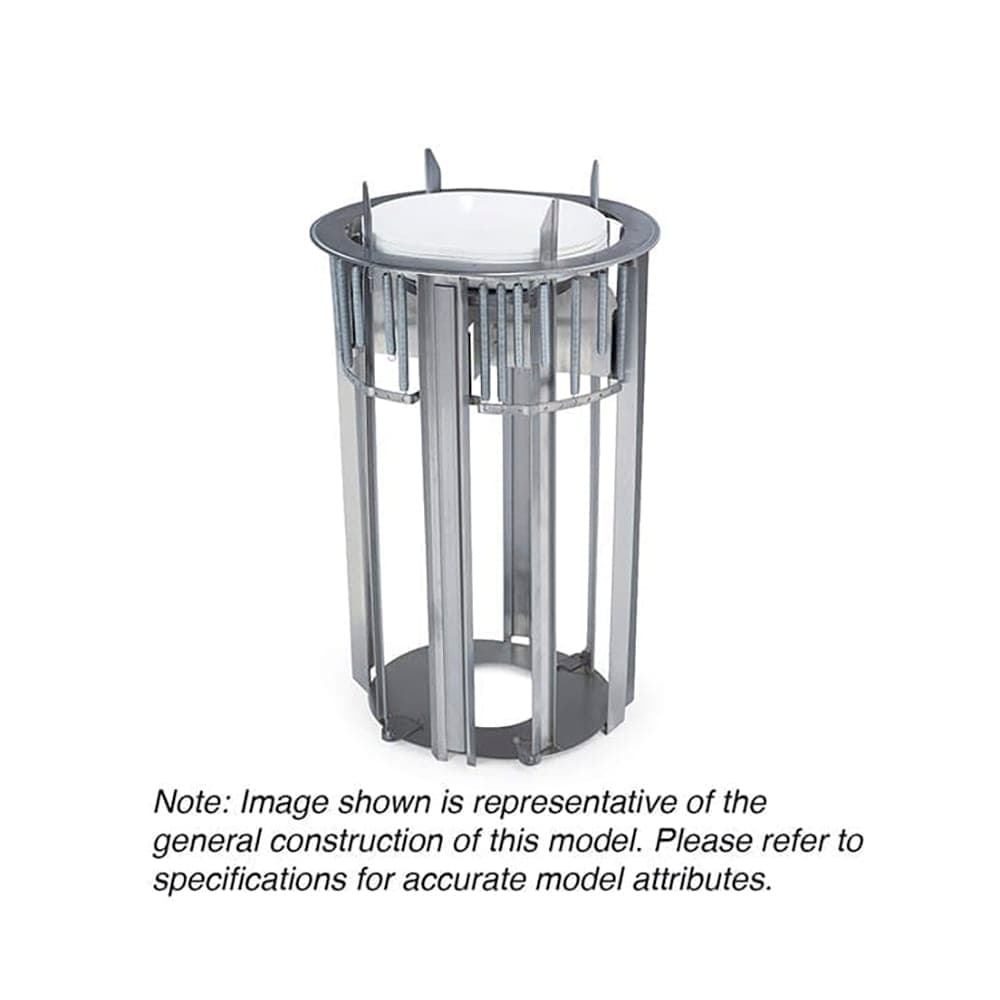 Lakeside 970 15 5/16" Heated Drop In Dish Dispenser for Oval Platters - Stainless, 208v/1ph