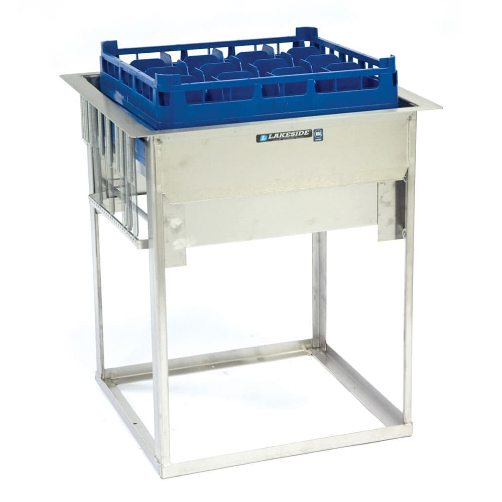 Lakeside 977 Drop-in Cup Glass Rack Dispenser w/ Self-Leveling, (14) 10" x 20" Trays