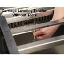 Lakeside 986 Mobile Tray Dispenser Cabinet w/ Flatware Rack thumbnail 6