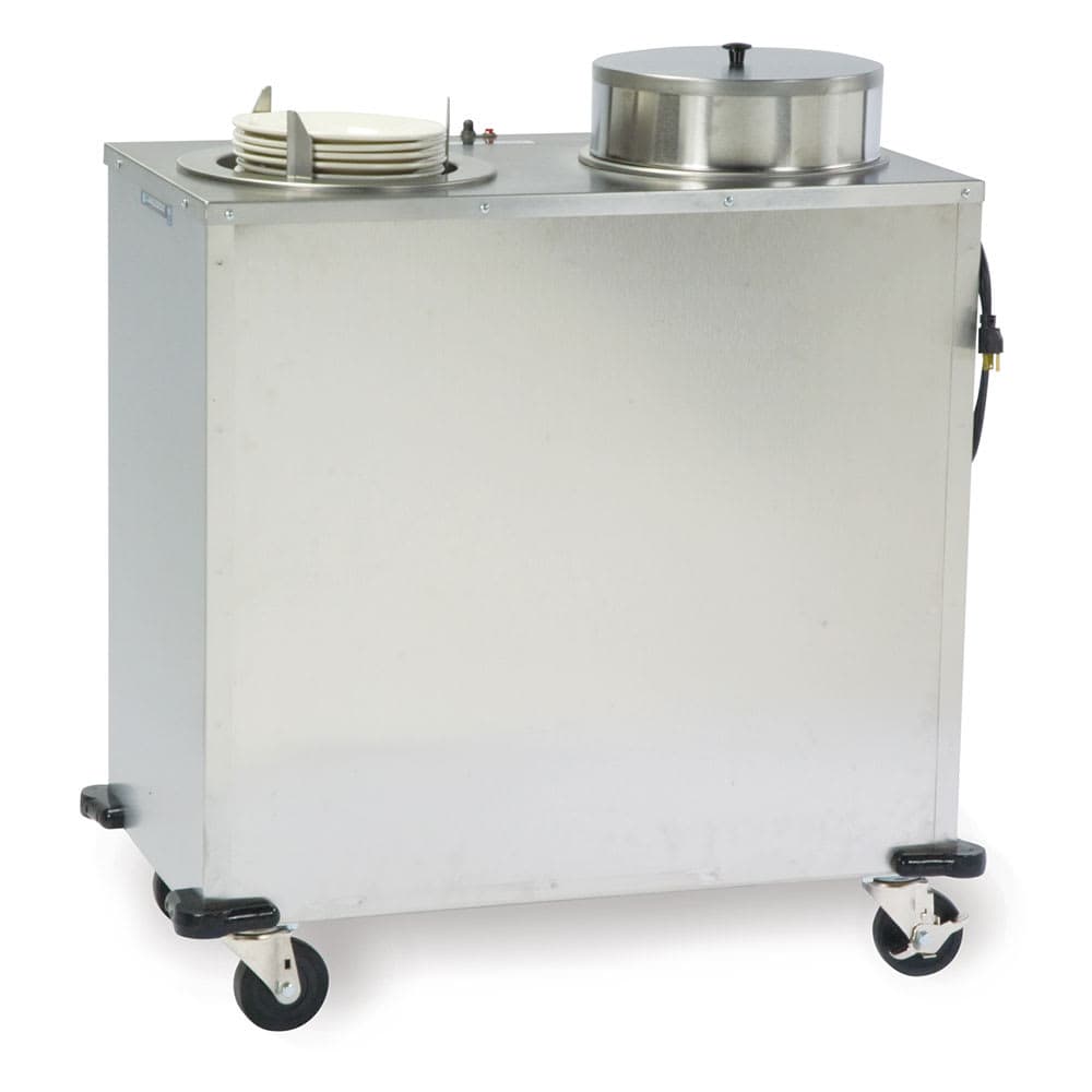 Lakeside E927 36 1/2" Heated Mobile Dish Dispenser w/ (2) Columns - Stainless, 120v