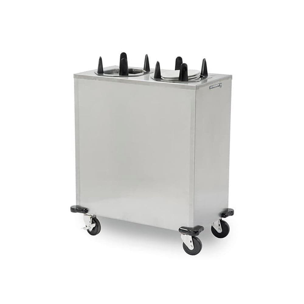 Lakeside V6211 36 1/2" Heated Mobile Dish Dispenser for Oval Platters w/ (2) Columns - Stainless, 120v