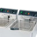 MoTak CTF15D Countertop Electric Fryer - (2) 15lb Vats, 120v/1ph thumbnail 2