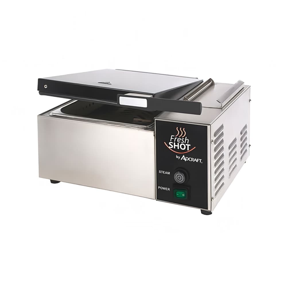 Adcraft CTS-1800W Fresh Shot (1) Pan Portion Steamer - Countertop, 120v/1ph