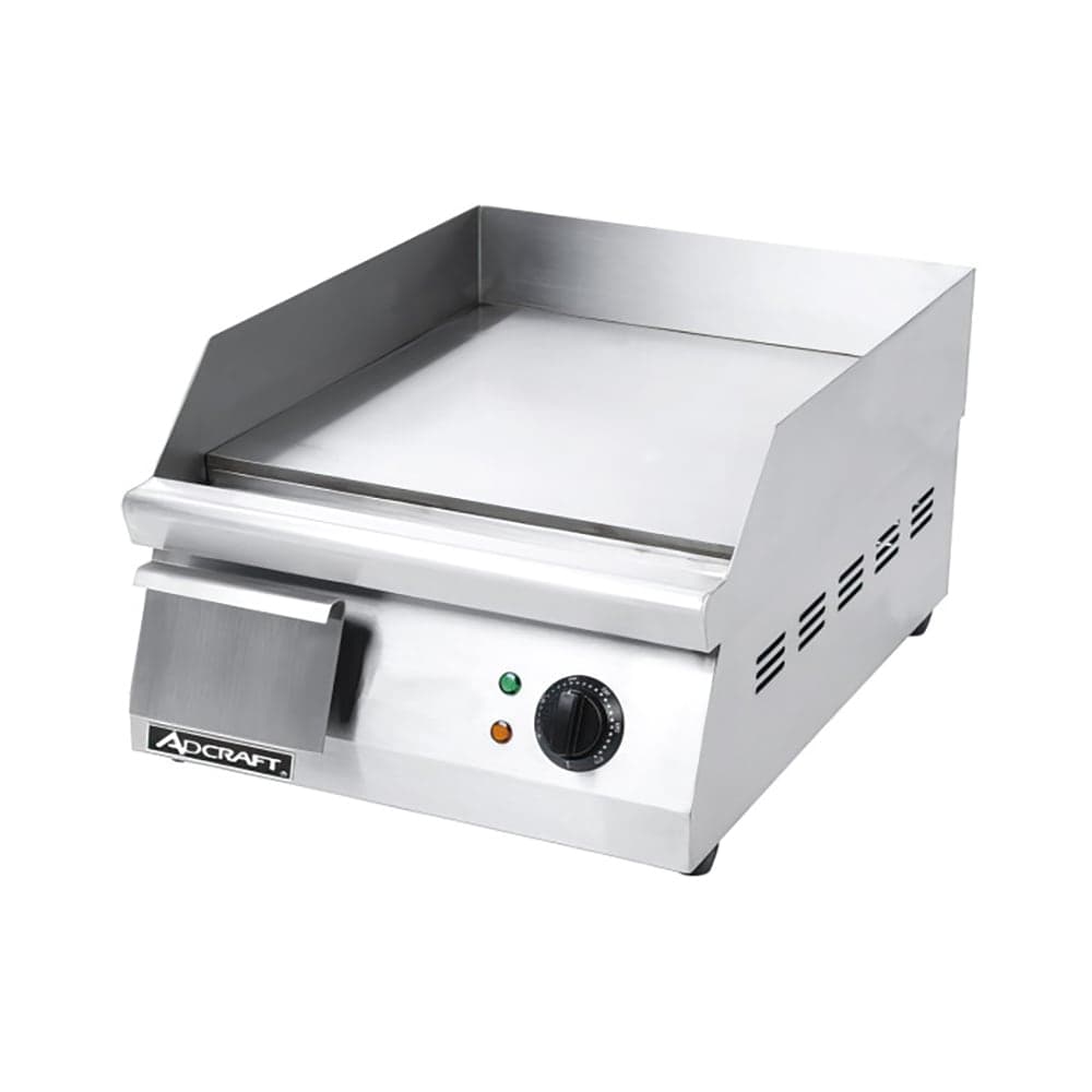Adcraft GRID-16 15" Electric Griddle - Thermostatic, 3/8" Plate, 120v