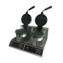 MoTak WMR7D Double Classic Belgian Waffle Maker w/ Cast Aluminum Grids, 2000W thumbnail 5