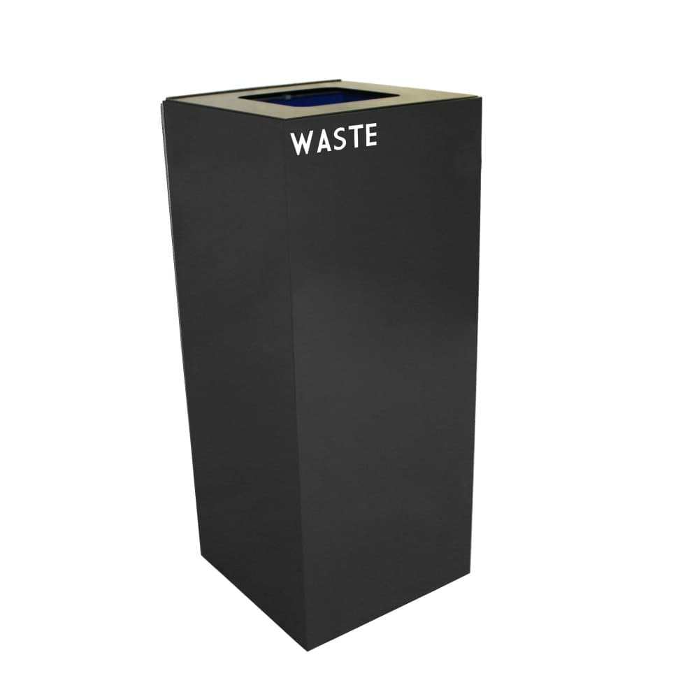 Witt 36 gal Indoor Decorative Trash Can - Metal, Charcoal (36GC03-CB)