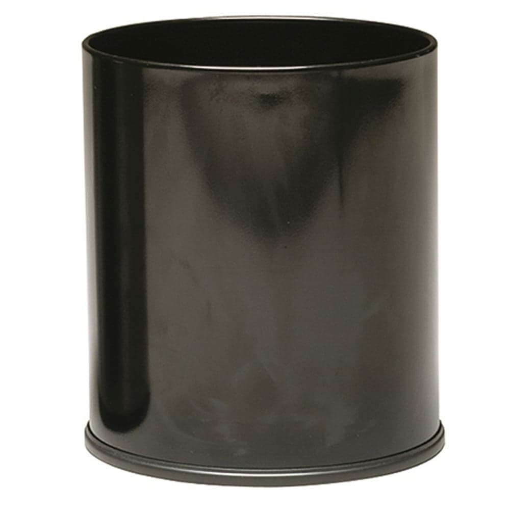 Witt 4 gal Indoor Decorative Trash Can - Metal, Black (66BK)